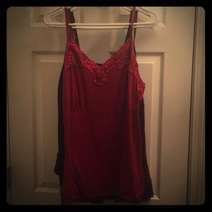 Dark red Cami size 14/16